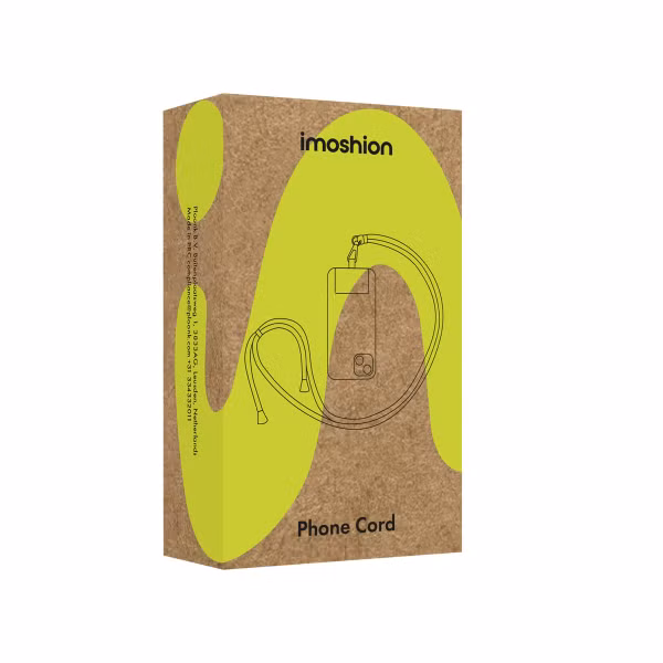 imoshion Universeel telefoonkoord one size - 10 mm dik - Mosgroen