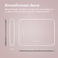 imoshion Fluffy Laptop hoes 13-14 inch - Laptopsleeve - Hearts