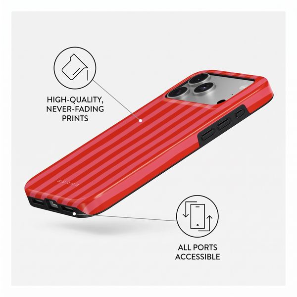 Burga Tough Back Cover with MagSafe Apple iPhone 18 Pro Max - Pomegranate