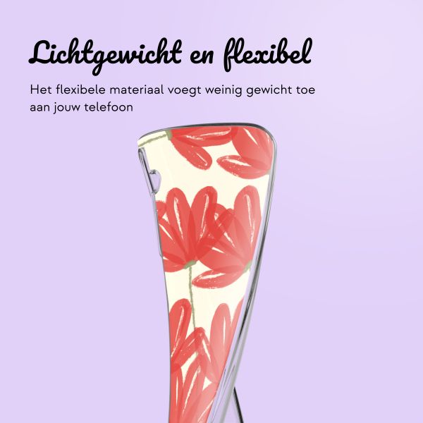 Hoesje met eigen foto en/of tekst Samsung Galaxy A15 (5G/4G) - Bloemen