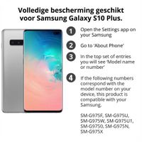 imoshion Shockproof Case Samsung Galaxy S10 Plus - Transparant