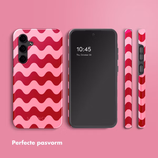 Selencia Vivid Backcover Samsung Galaxy S24 FE - Wave Vibes Lipstick