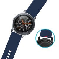 imoshion Siliconen bandje Galaxy Watch 46mm / Gear S3 Frontier /Watch 3 45mm - Blauw