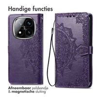 imoshion Mandala Bookcase Xiaomi Redmi Note 14 Pro (5G) - Paars