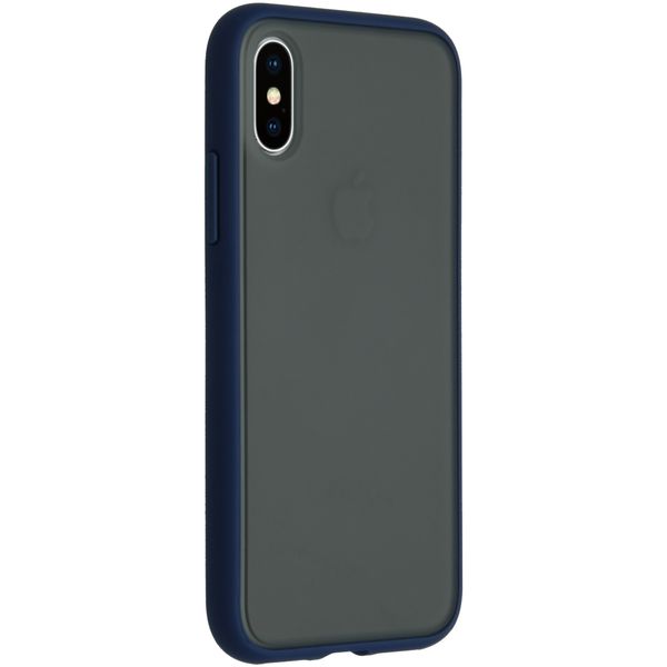 imoshion Frosted Backcover iPhone X / Xs - Blauw