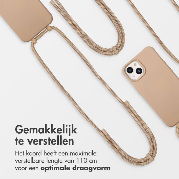 imoshion Color Backcover met afneembaar koord MagSafe Apple iPhone 14 - Nude