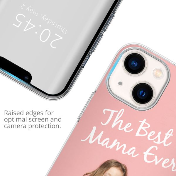 Ontwerp je eigen Apple iPhone 14 gel hoesje - Transparant