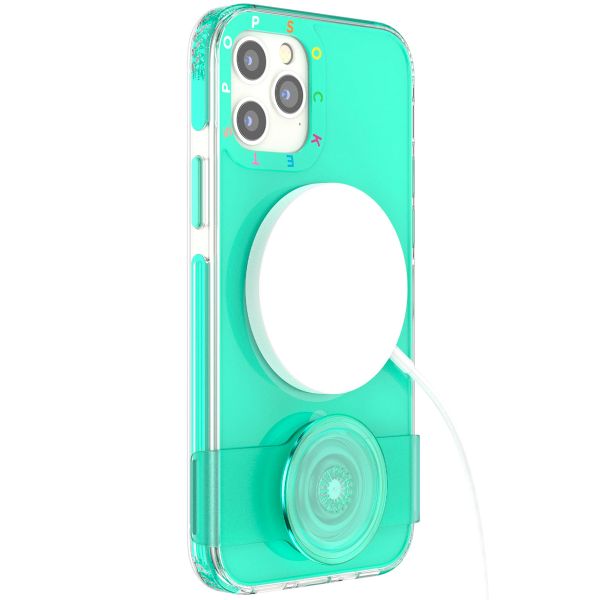 PopSockets PopCase MagSafe iPhone 12 (Pro) - Groen