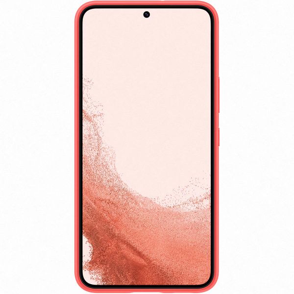 Samsung Originele Silicone Backcover Galaxy S22 - Coral