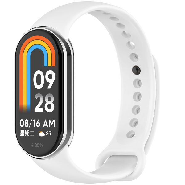 imoshion Siliconen Sport bandje Xiaomi Smart Band 8 / 9 - Wit