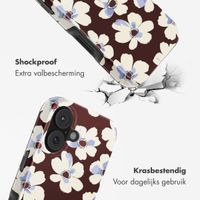 Selencia Vivid Backcover met MagSafe Apple iPhone 17 - Choco Flower Pop