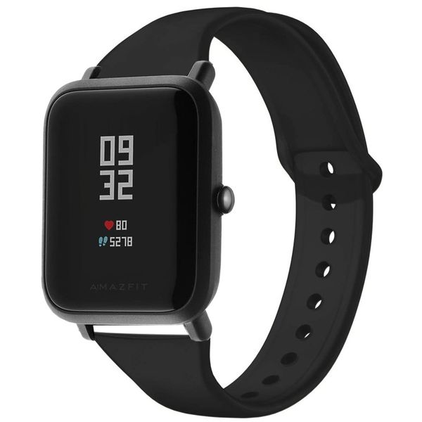 imoshion Siliconen bandje Amazfit GTS / BIP - Zwart