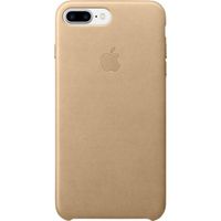 Apple Leather Backcover Apple iPhone 8 Plus / 7 Plus - Tan
