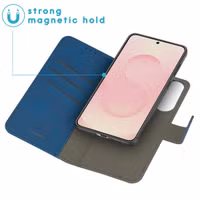 imoshion Uitneembare 2-in-1 Luxe Bookcase Samsung Galaxy S25 Edge - Blauw