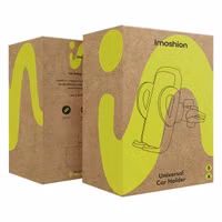 imoshion Telefoonhouder auto - Verstelbaar - Universeel - Carbon - Ventilatierooster - Zwart