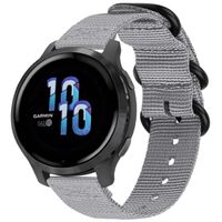 imoshion Rugged Nylon bandje  - Universeel 22 mm aansluiting - Grijs