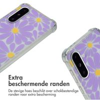 imoshion Design hoesje met koord Samsung Galaxy A36 - Tropical Violet Flowers Connect