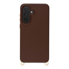 Selencia Rivièra MagSafe Backcover met afneembare haakjes Samsung Galaxy A37 (5G) - Choco Brown