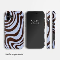 Selencia Vivid Backcover Apple iPhone 16 - Dream Swirl Chocolate