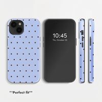 Selencia Vivid Back Cover Apple iPhone 14 - Happy Dots Digital Sky