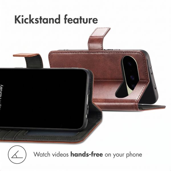 imoshion Luxury Bookcase Google Pixel 10 / 10 Pro - Dark Brown