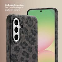 Selencia Sabi Backcover Panterprint met MagSafe Samsung Galaxy A56 - Midnight Black