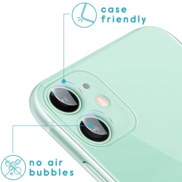 imoshion Screenprotector Folie 3 Pack + Camera Protector Glas Apple iPhone 11