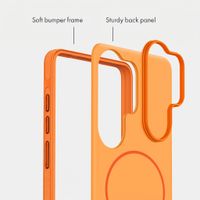 imoshion Colour Back Cover with Thin MagSafe Ring Samsung Galaxy S26 Ultra - Orange