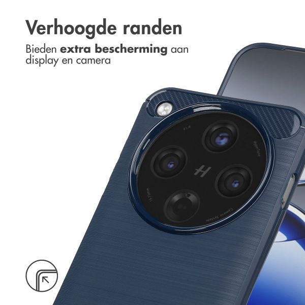 imoshion Brushed Backcover Oppo Find X8 - Donkerblauw