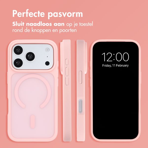 imoshion Color Guard Backcover met MagSafe Apple iPhone 18 Pro Max / 17 Pro Max - Lichtroze