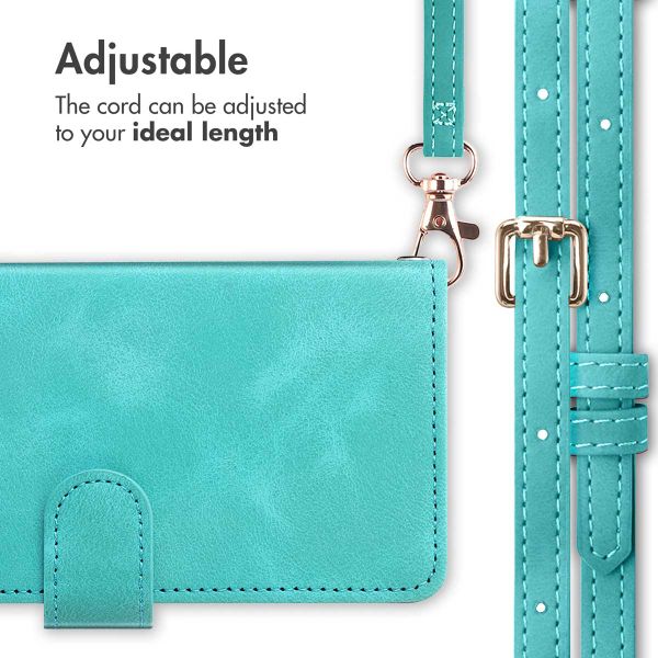 imoshion Bookcase with Strap Apple iPhone 17 - Turquoise