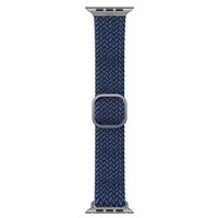 Uniq Aspen Braided bandje Apple Watch Series 1 t/m 10 / SE / Ultra (2) (44/45/46/49 mm) - Oxford Blue