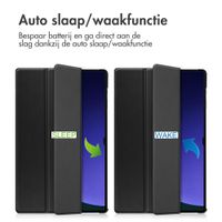 imoshion Trifold Bookcase Samsung Galaxy Tab S10 Ultra / Tab S9 Ultra - Zwart