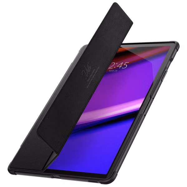 Spigen Rugged Armor Pro Bookcase Samsung Galaxy Tab S9 FE Plus - Black