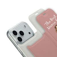 Ontwerp je eigen Compact gel bookcase hoes Apple iPhone 17 Pro - Wit