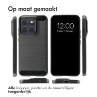 imoshion Brushed Backcover Motorola Edge 70 Fusion - Zwart