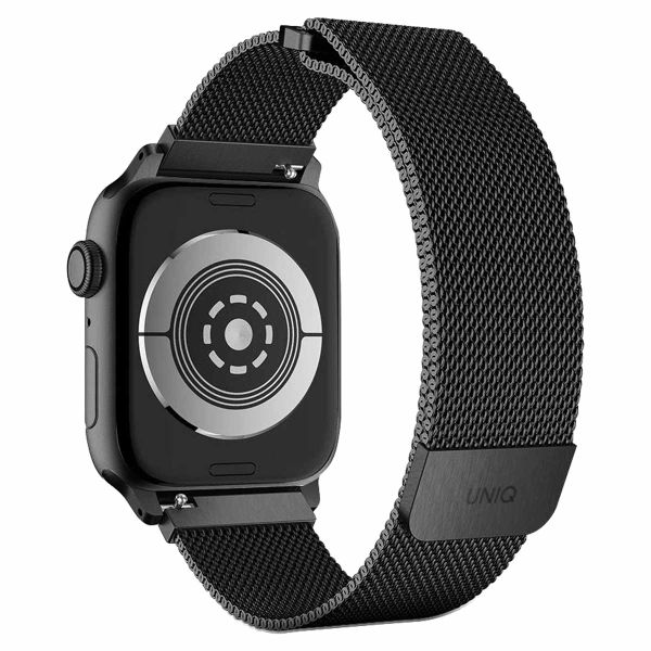 Uniq Dante Mesh Milanese stalen bandje Apple Watch Series 1 t/m 10 / SE / Ultra (2) (44/45/46/49 mm) - Graphite