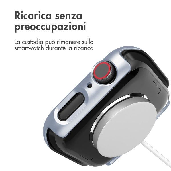 imoshion Full Cover Hardcase Apple Watch 7 / 8 / 9 - 41 mm - Zilver