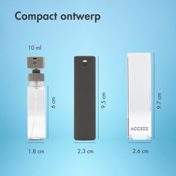 Accezz 2-in-1 Schermreiniger Spray - Grijs