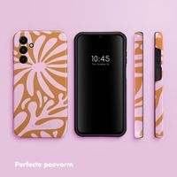 Selencia Vivid Tough Backcover Samsung Galaxy A15 (5G/4G) - Modern Bloom Pink