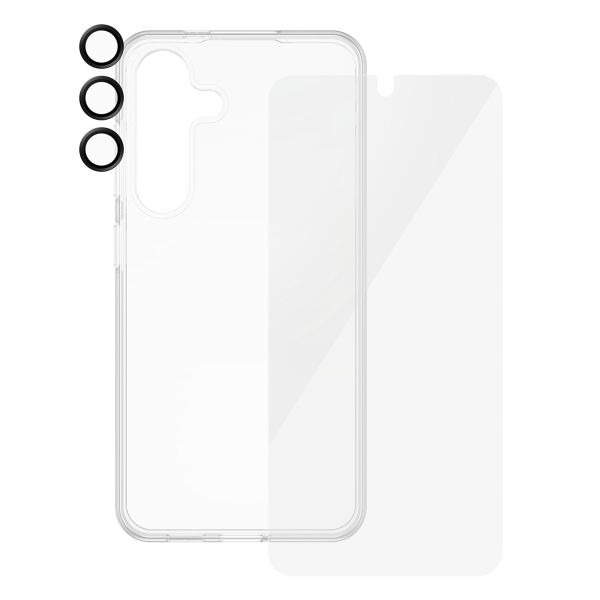 SAFE by PanzerGlass Safe 3-in-1 pack - Hoesje + screenprotector + camera protector Samsung Galaxy S24 - Transparant