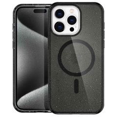 imoshion Sparkle Backcover met MagSafe Apple iPhone 15 Pro - Glitter Zwart