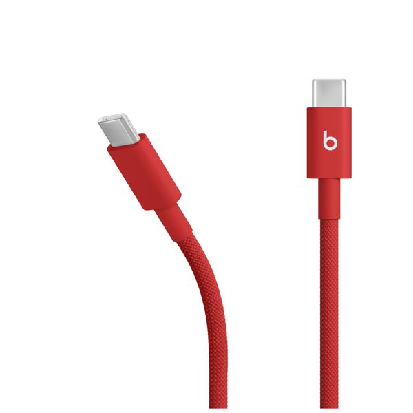 Beats Geweven USB-C naar USB-C kabel 60W - 1,5 meter - Rapid Red