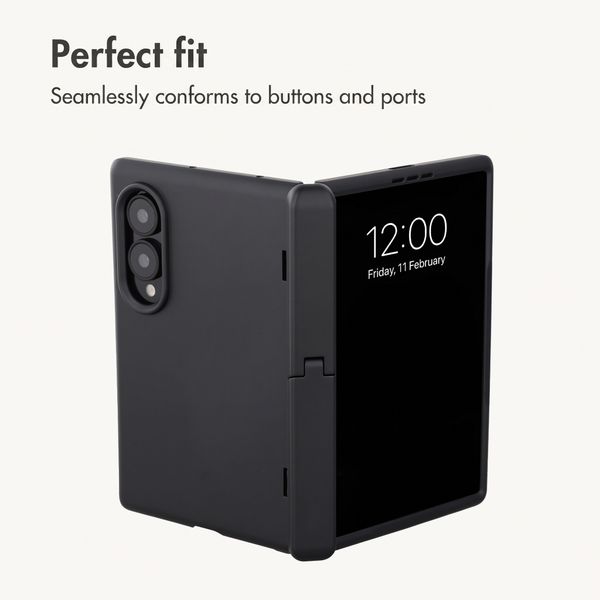 imoshion Colour Back Cover with Stand Samsung Galaxy Z Fold 8 - Black