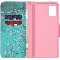 Design Softcase Bookcase Samsung Galaxy A31 - Bloessem