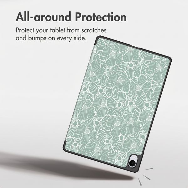 imoshion Design Trifold Case Samsung Galaxy Tab S11 - Botanica