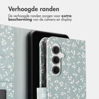 imoshion Design Bookcase Samsung Galaxy A36 - Smoke Green Flowers