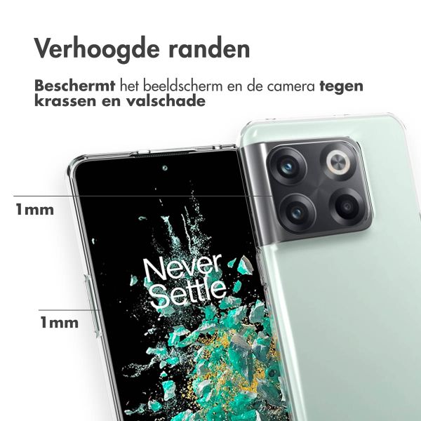 Accezz Clear Backcover OnePlus 10T - Transparant