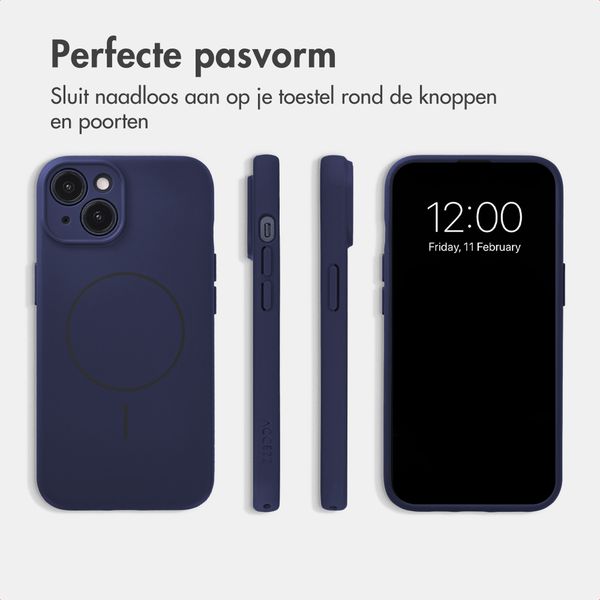 Accezz Grip Backcover met MagSafe Apple iPhone 14 - Donkerblauw