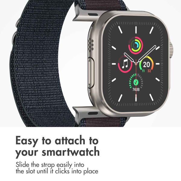 imoshion Nylon Alpine Band Apple Watch | 38/40/41/42 mm - Indigo